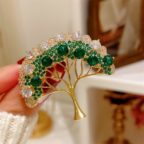 Fashion Luxury Tree Of Life Brooch