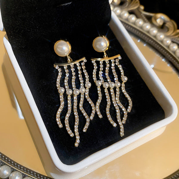 Luxury Golden Bling Earrings