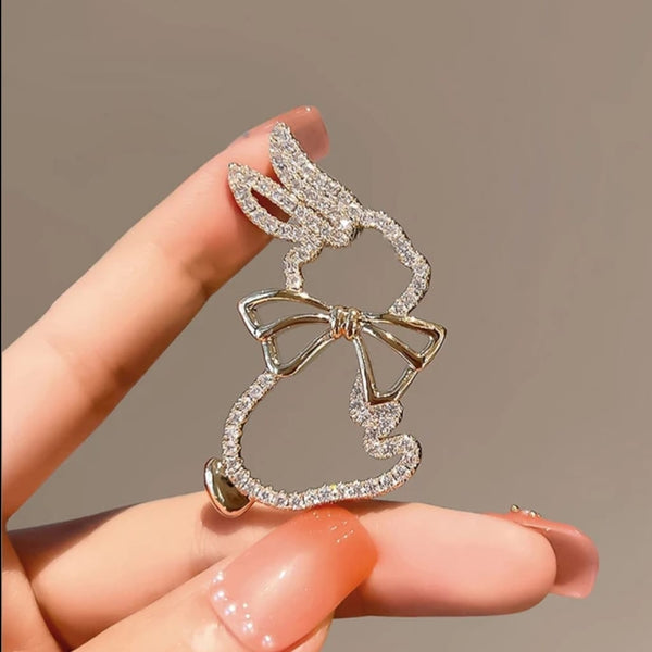 Cute Bunny Brooch (A)