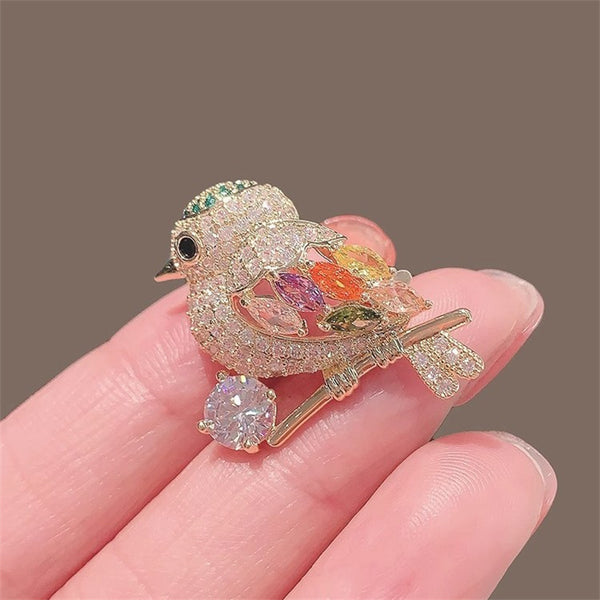 Lovely Birds Butterfly Brooch Type:K