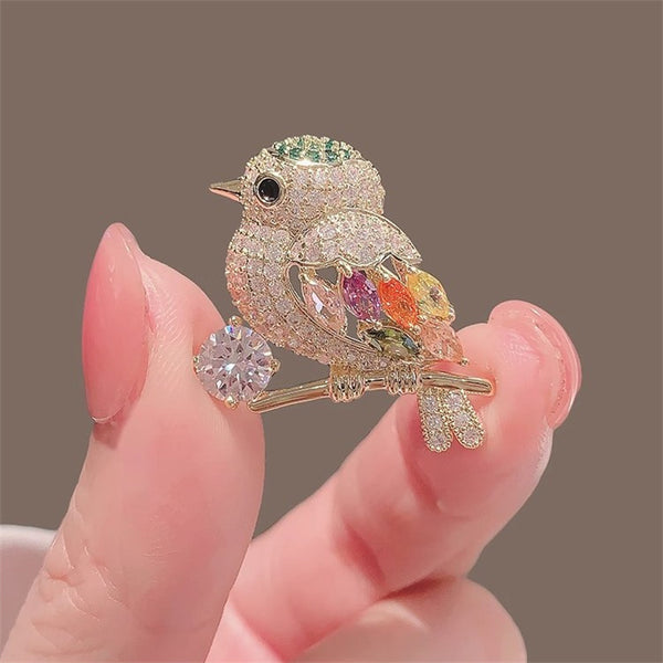 Lovely Birds Butterfly Brooch Type:K