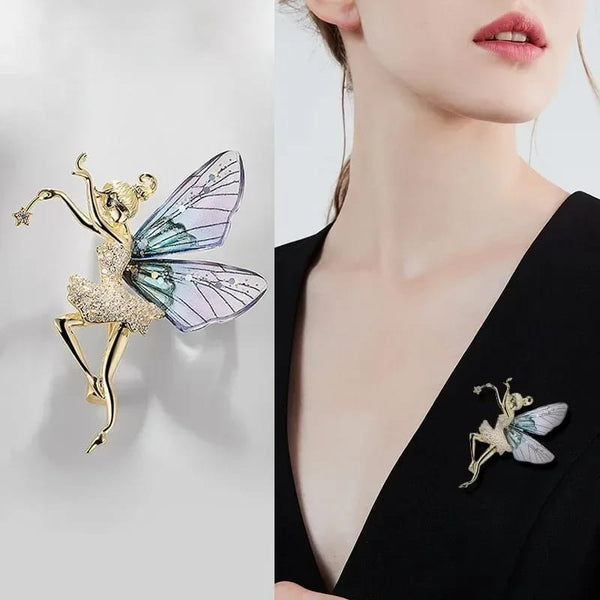 Ballerina Butterfly Brooch (H)