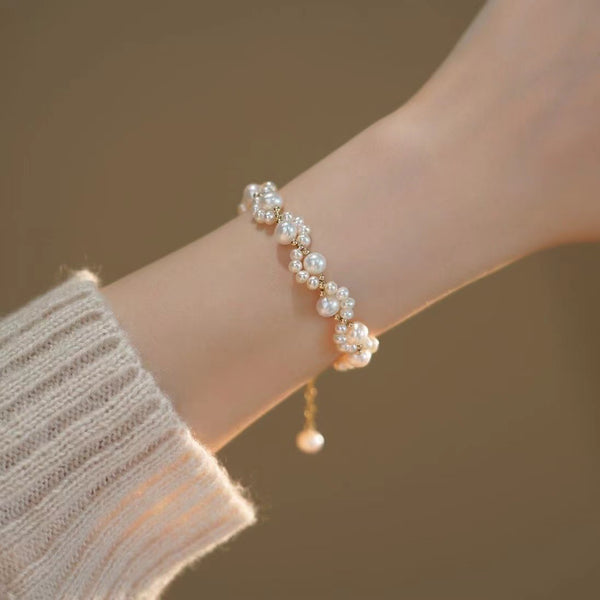 Pearl Cat Paw Bracelet