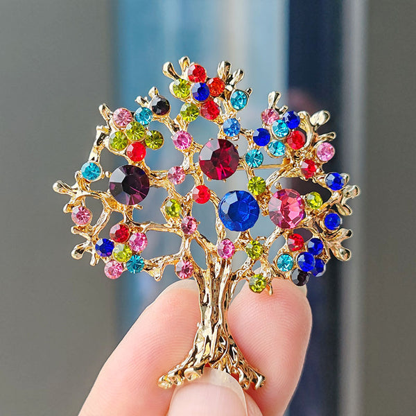 Luxury Money Tree Fashion Brooch