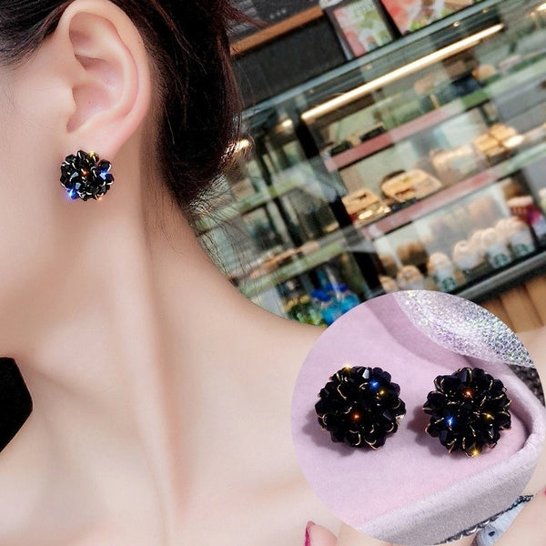 Black Bunch Earrings