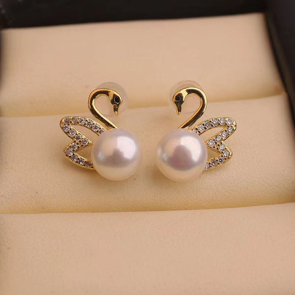 Swan Tiny Studs