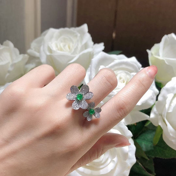 Aurora Bliss Flower Ring