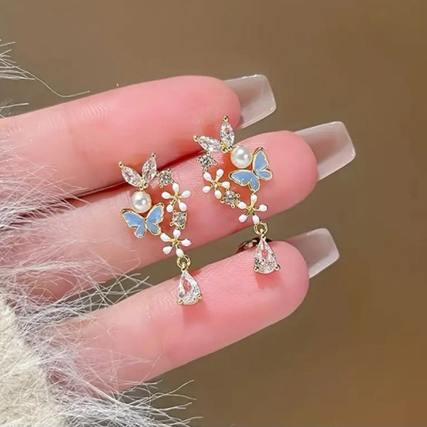 Cute Exquisite Butterfly Earrings