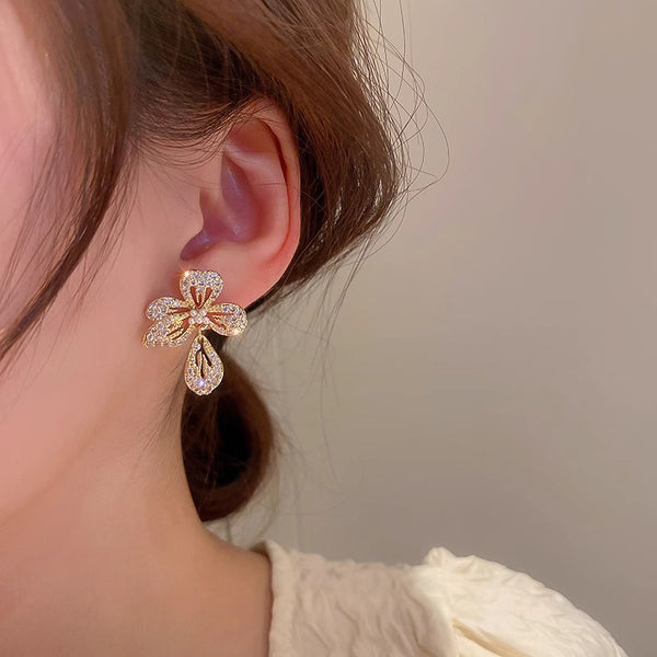 Zircon Studded Earrings