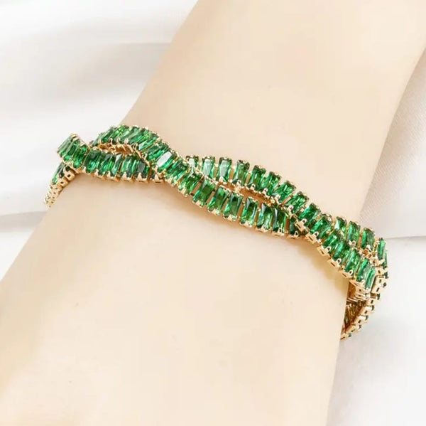 Twined Bracelet (Green)