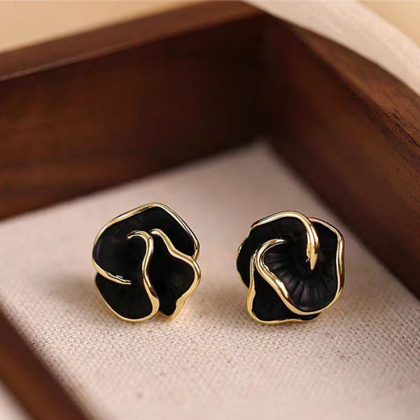 Balck Celestial Enamel Finish Studs